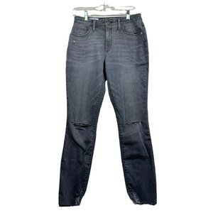 Black Universal Thread High Rise Skinny Jeans Size 8 (864)